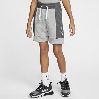 Pantaloni Scurti Nike Air Baieti Gri Inchis Albi | DZUQ-69802